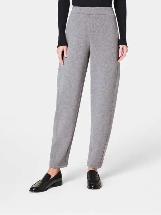SPANX Pants - Spanx Gray Knit Barrel Leg Pant NWOT